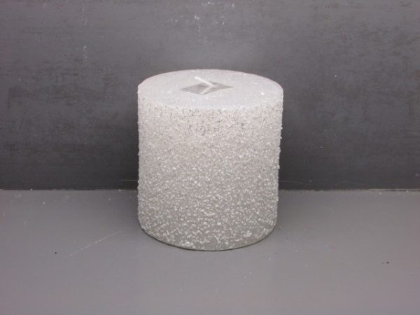 10x10cm rustic pillar candle+granule +metallic lacquer  + glitters - Image 2